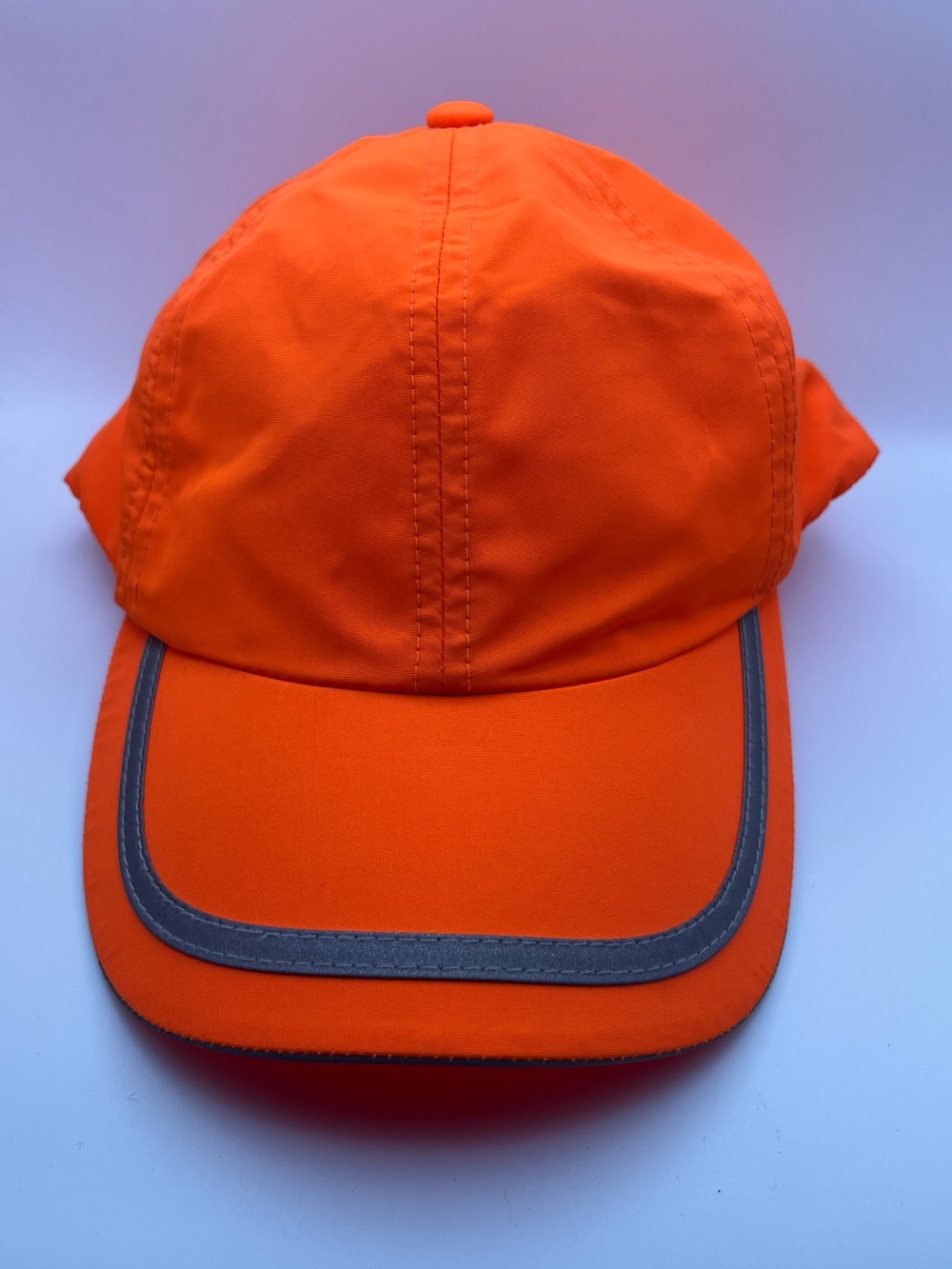 Port Authority Orange Safety Cap with White Sweatband